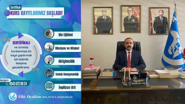Ülkü Ocakları Malatya'dan Beş Branşta Eğitim Atağı