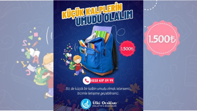 Ülkü Ocakları'ndan Minik Yüreklere Büyük Destek