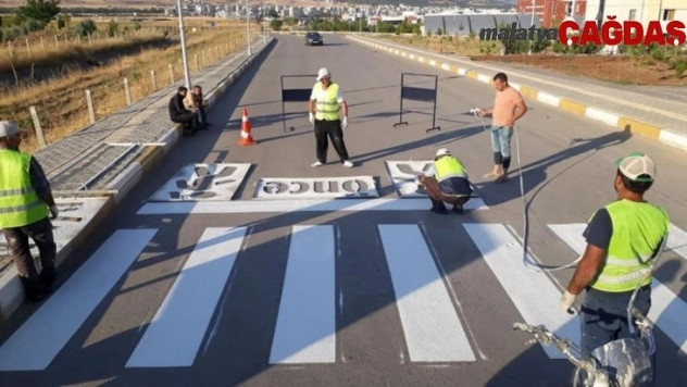 Üniversite kampusunda trafik düzenlemesi yapıldı