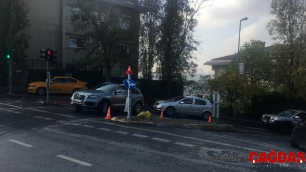 Ünlü iş adamı Sacit Naşit Batllo'nun ölümden döndüğü kaza kamerada