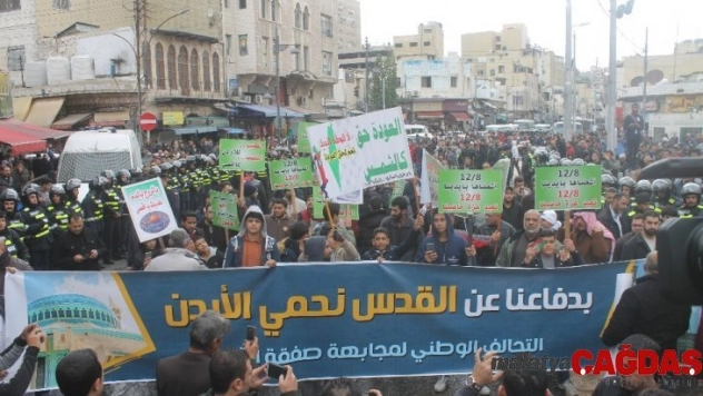 Ürdün'de İsrail karşıtı protesto