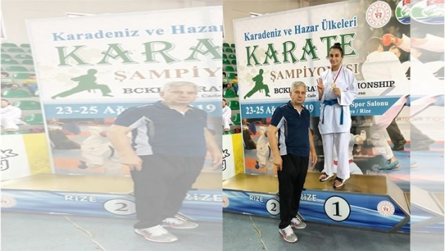 Uygur,Uluslararası Karate Şampiyonasında birinci oldu