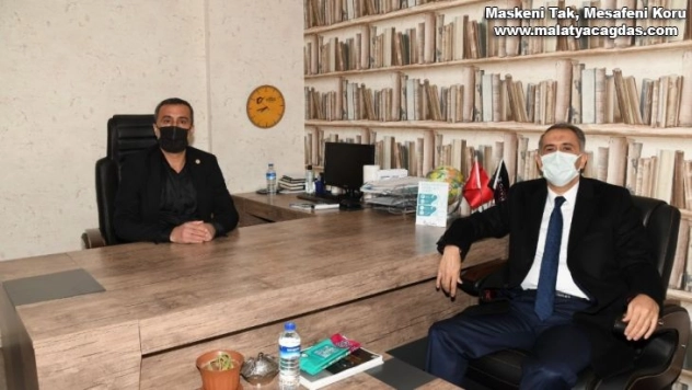 Vali Çuhardar'dan, Kahta Gazeteciler ve Yazarlar Cemiyetine Ziyaret