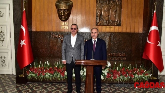 Vali Deniz, Emniyet Genel Müdürü Aktaş'ı ağırladı