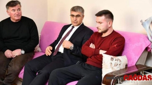 Vali Gürel'den Uzman Çavuş Islak ve Terör Gazisi Civelek'e ziyaret