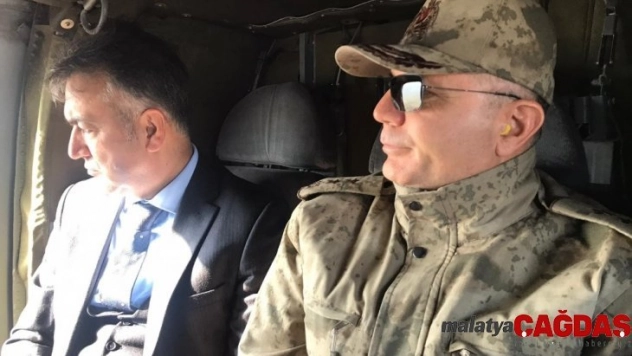 Vali ve komutanlar operasyon bölgesinde