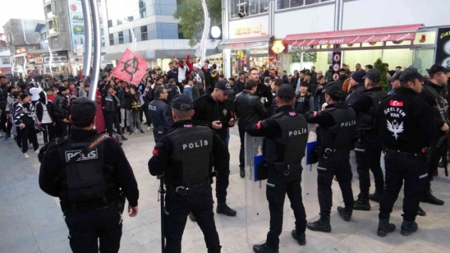 Van'da derbi maçı öncesi gerginlik