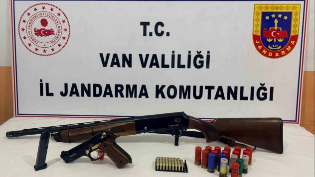 Van'da silah ele geçirildi