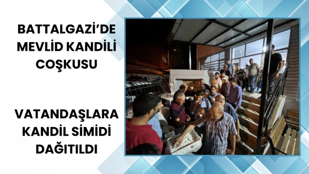 Vatandaşlara Kandil Simidi Dağıtıldı