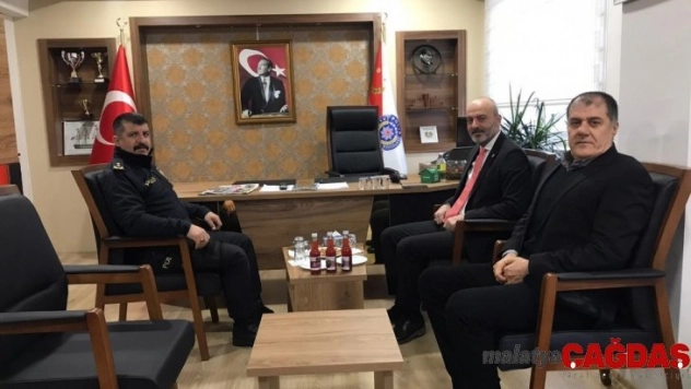 Vekil Işık'tan Emniyet Müdürü Yüce'ye ziyaret