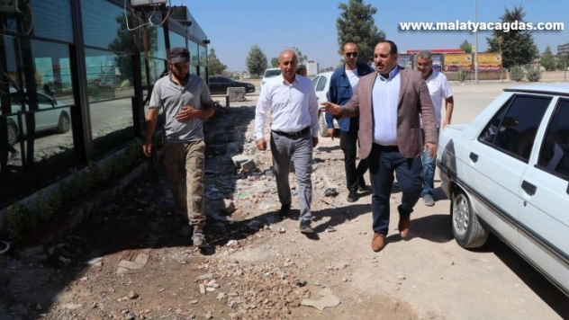 Viranşehir'de yeraltı kazı çalışması biten alanların yapımına başlandı