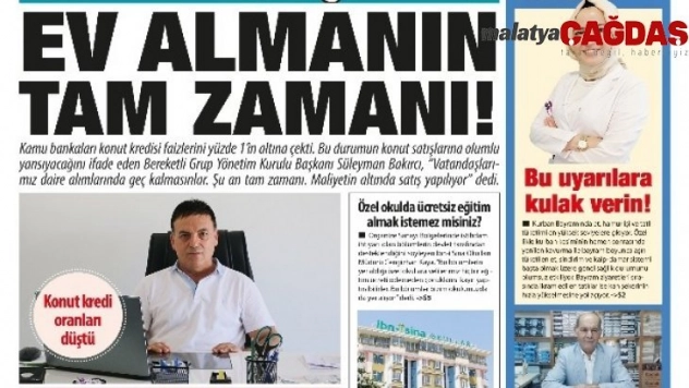 Vuslat gazetesinden 'Memleketim' eki