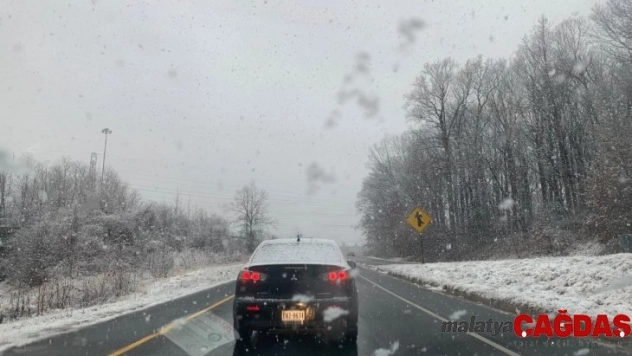 Washington'a mevsimin ilk karı yağdı