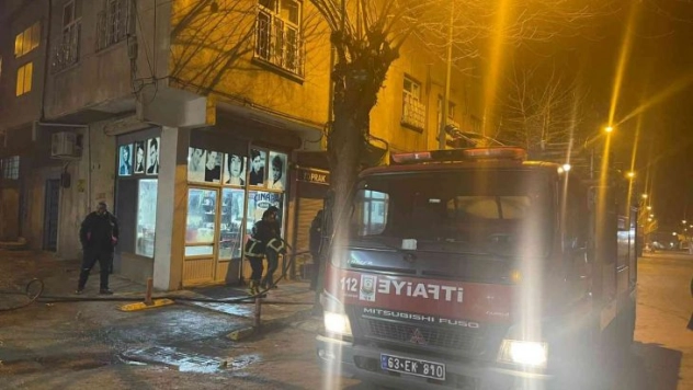 Yabancı uyrukluların kaldığı evde yangın