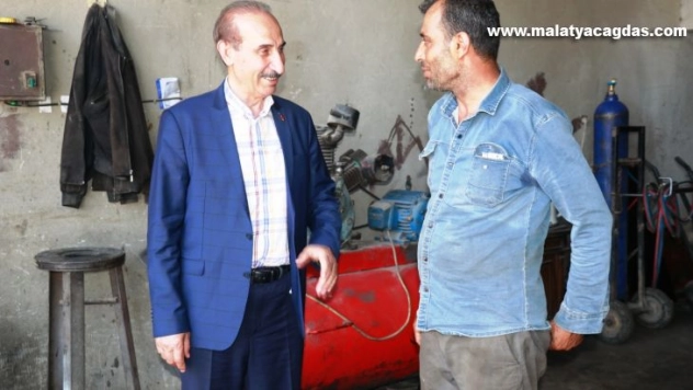 Yalçınkaya esnaf ziyaretlerini sürdürüyor