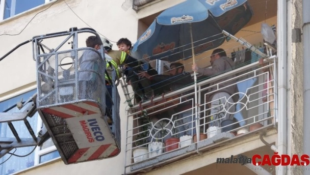 Yangında can pazarı