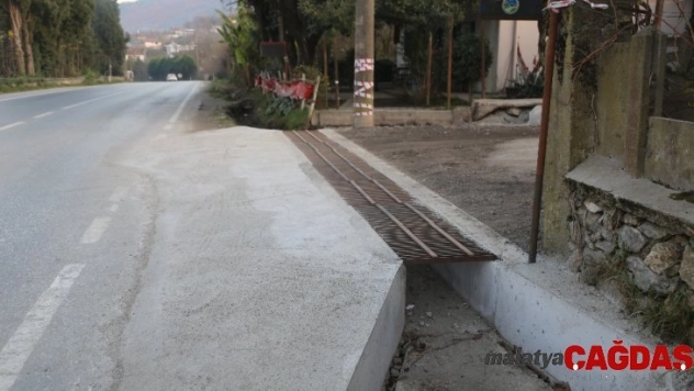 Yanık, İzmit Caddesinde yağmur suyu kanal çalışması tamamlandı