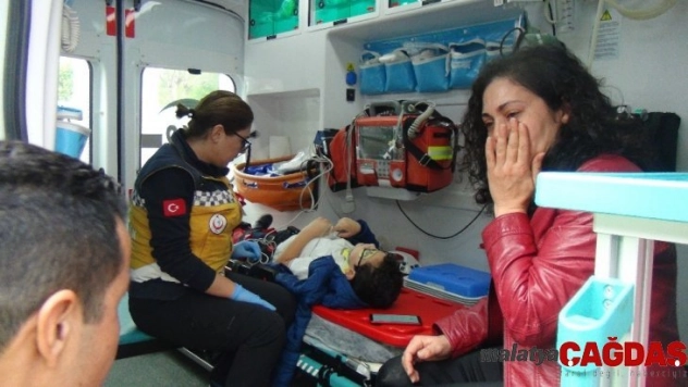 Yaya geçidinde çocuğa çarpan sürücüden gazetecilere tepki