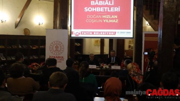 Yazar Doğan Hızlan 'Bâbıâli Sohbetleri'ne konuk oldu