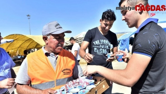 Yazın sıcağına serinletici ikram