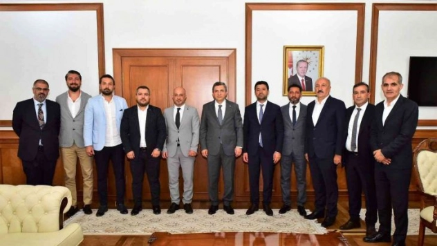 Yeni Başkan Yaman'dan, Vali Şahin'e ziyaret