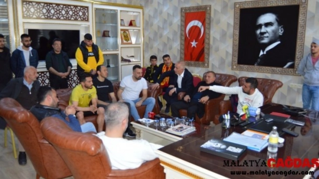 Taraftardan tesislere moral ziyareti