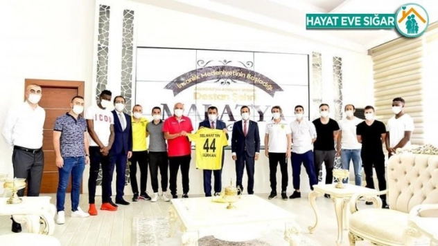 Başkan Gürkan'a teşekkür ziyareti