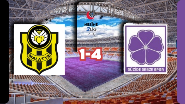 Yeni Malatyaspor, Gebze'de Dağıldı: 1-4
