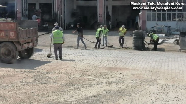 Yeni sanayi sitesinde genel temizlik