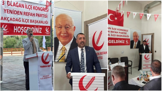Yeniden Refah Partisi Doğanyol ve Akçadağ Kongreleri Yapıldı