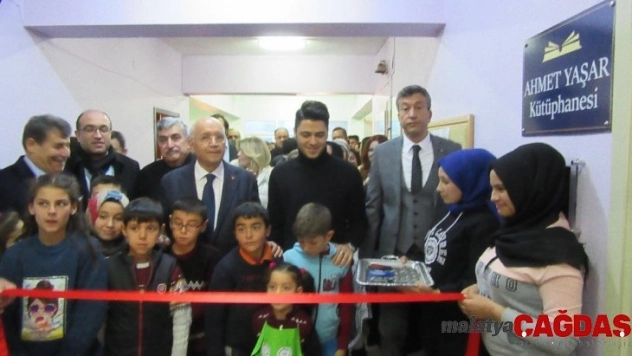 Yenimahalle Belediye Başkanı Fethi Yaşar'ın torunu memleketindeki köy okuluna kütüphane kurdu