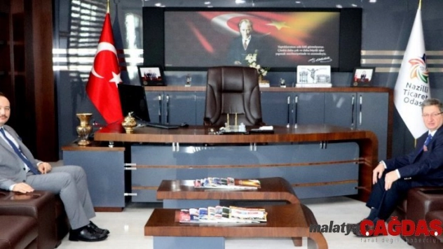 Yenipazar Kaymakamı Bekir Yalçın'dan Nazilli Ticaret Odası'na ziyaret