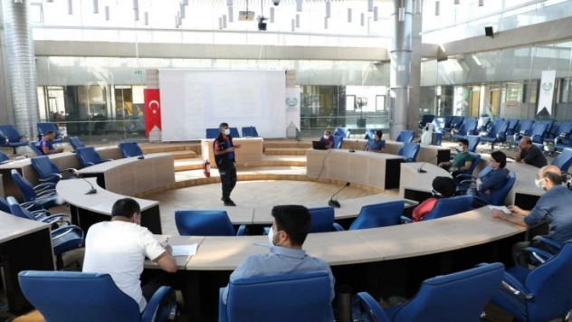 Yenişehir'de acil durum eğitimi