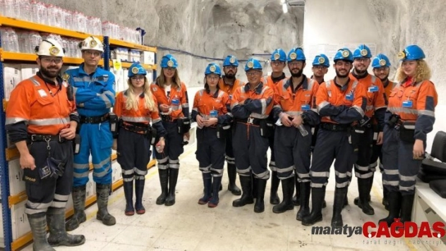 Yerin 230 metre altında inceleme yaptılar