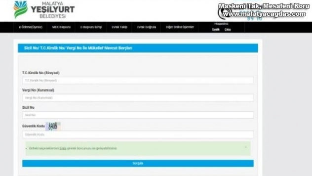 Online hizmetlerle vatandaşların yanında
