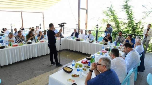 Yeşilyurt Belediyesi TKB heyetini ağırladı