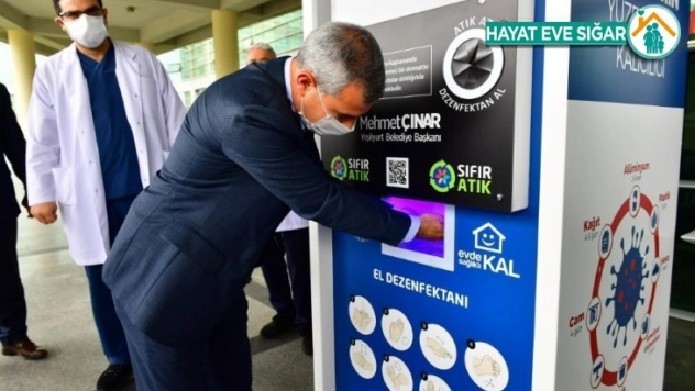 Yeşilyurt Belediyesinden Hijyenmatik Makinesi
