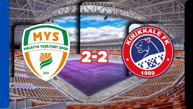 Yeşilyurt Belediyespor Uzatmalarda Bir Puanı Kurtardı: 2-2