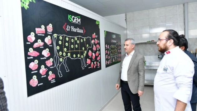 Yesilyurt'ta et entegre tesisi hizmete girdi