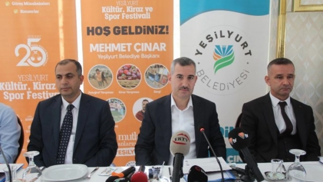 Yeşilyurt'ta 25. Kültür, Kiraz ve Spor Festivali yapılacak