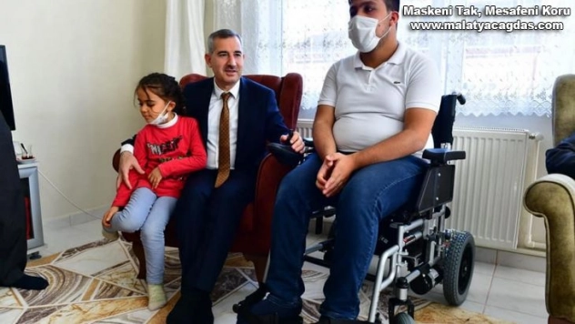 Yeşilyurt'ta 92 engellinin yüzü güldü