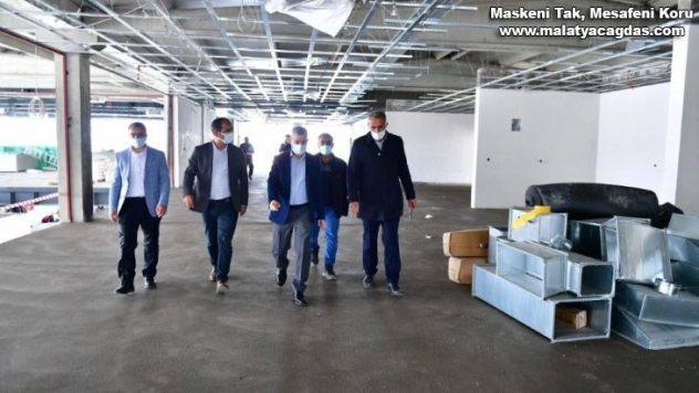 Çilesiz Semt Pazarı ve Yaşam Merkezi inşaatı hızla yükseliyor