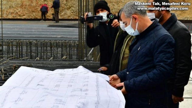 Yeni belediye hizmet binası inşaat çalışmaları