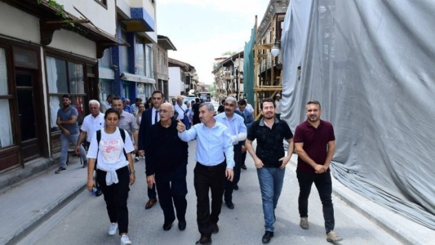 Yeşilyurt taki tarihi konklar restore ediliyor