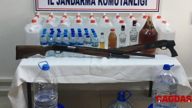 Yıl başı içkilerine jandarmadan operasyon
