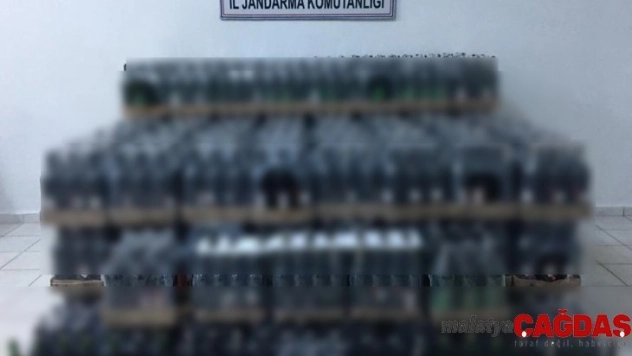 Yılbaşı öncesi 3 bin 281 litre kaçak içki ele geçirildi