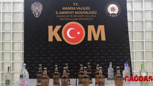 Yılbaşı öncesi Manisa'da sahte içki operasyonu