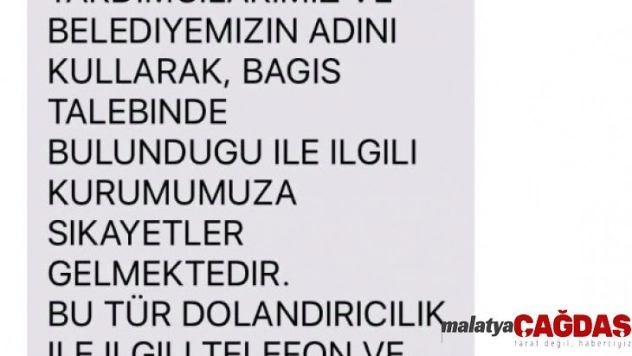 Yıldırım Belediyesi'nden dolandırıcılık uyarısı