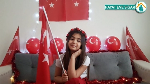 Yıldızeli'de çocuklar 23 Nisanı böyle kutladı