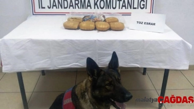 Yolcu otobüsündeki esrarı Kitap buldu